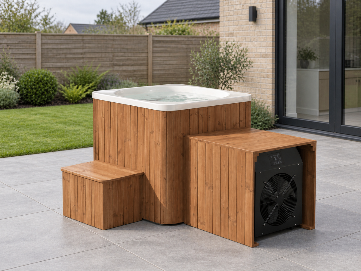 Cube Ice Bath in a UK home setting